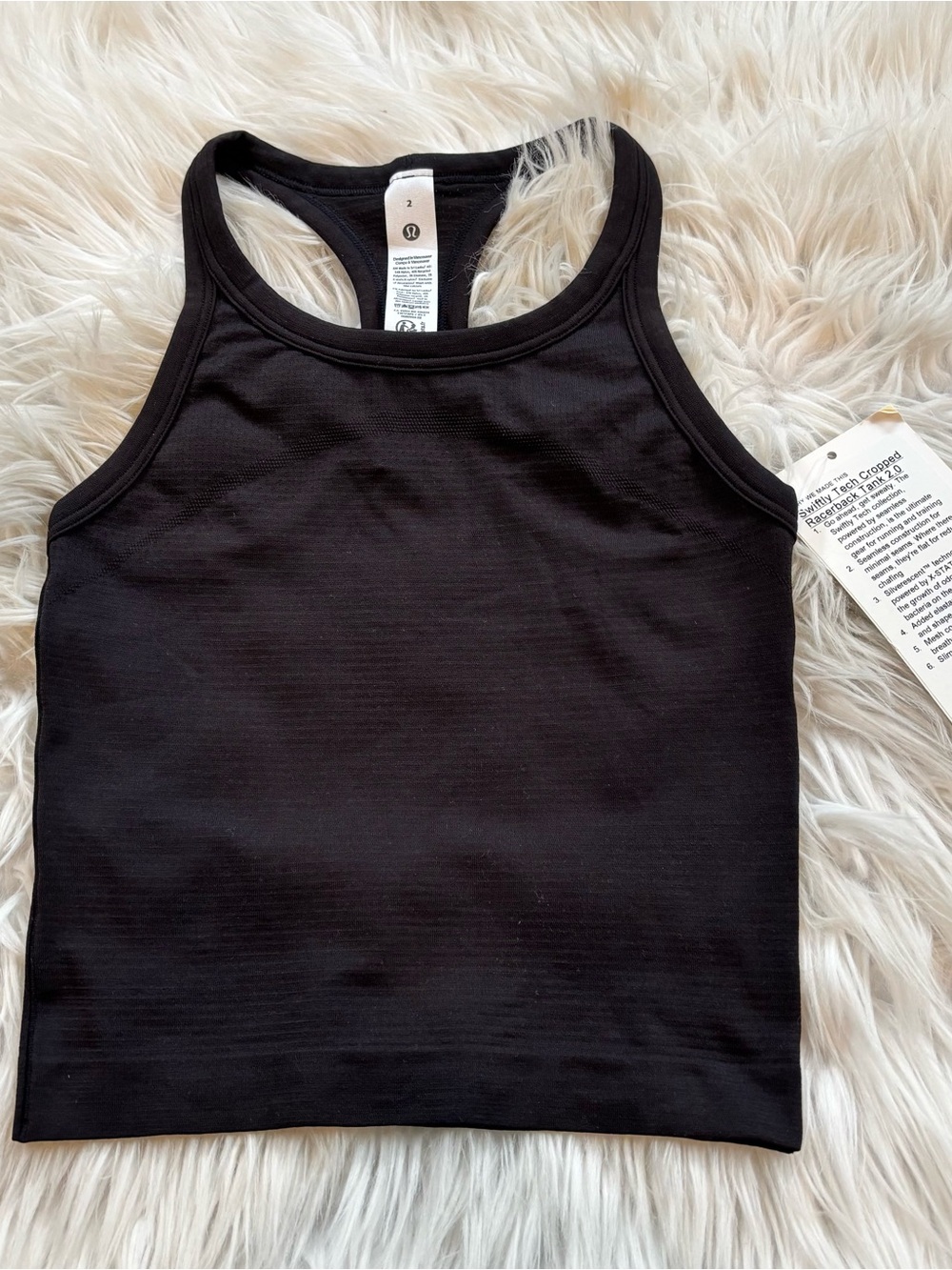 Lululemon Swiftly tech Racerback Crop - Picture 4 of 4